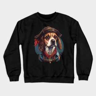 dog pirate Crewneck Sweatshirt